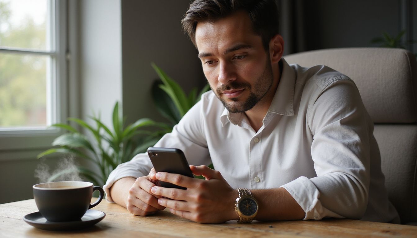 A person adjusting betting app deposit limit at home office desk. A person adjusting betting app deposit limit at home office desk.